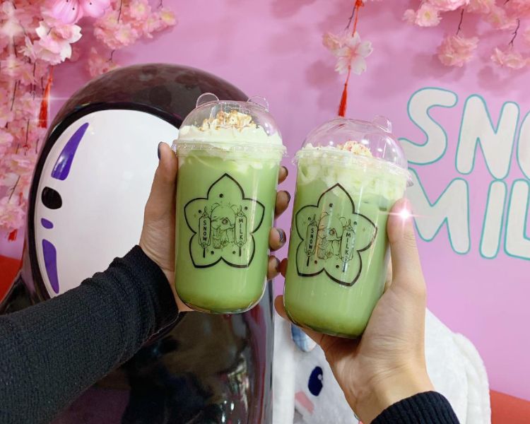 Snowmilk Teas, bubble tea inspirado en los Viajes de Chihiro