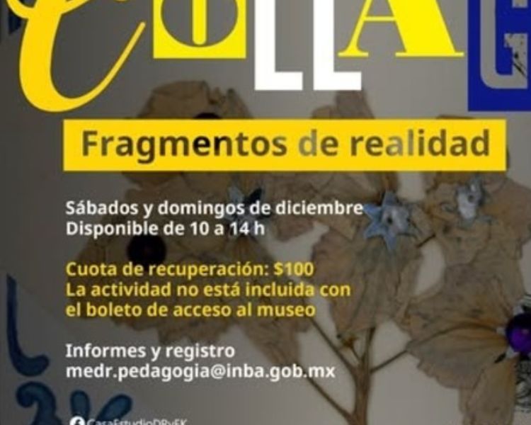 Taller “Collage, fragmentos de realidad”: Una inmersión en el surrealismo con Aube Breton en el Museo Casa Estudio Diego Rivera y Frida Kahlo
