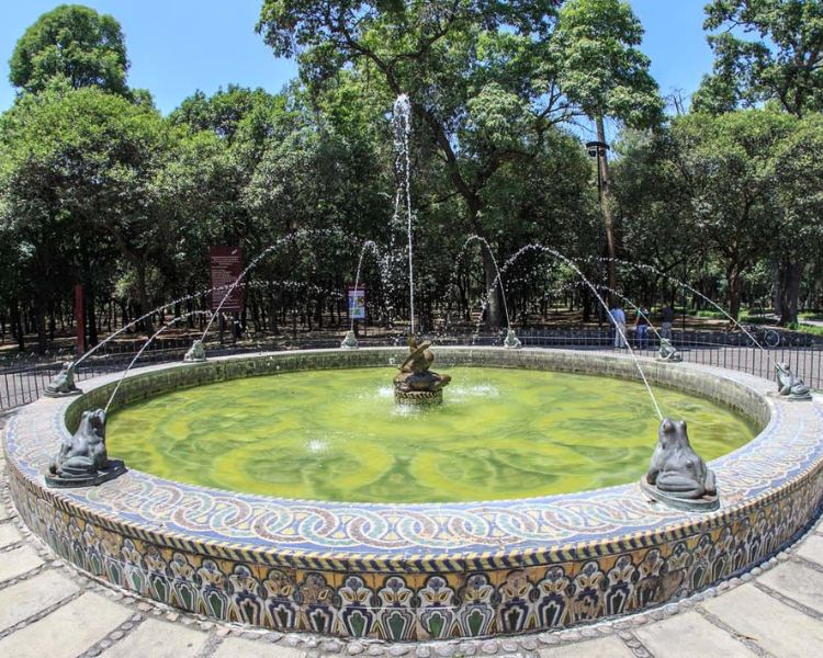 Fuente de las Ranas, un rincón de Sevilla en al Bosque de Chapultepec