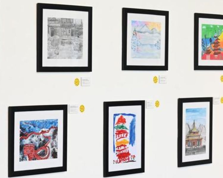 China en mi imaginación”: la creatividad infantil se luce en una exposición cultural única en La Esmeralda