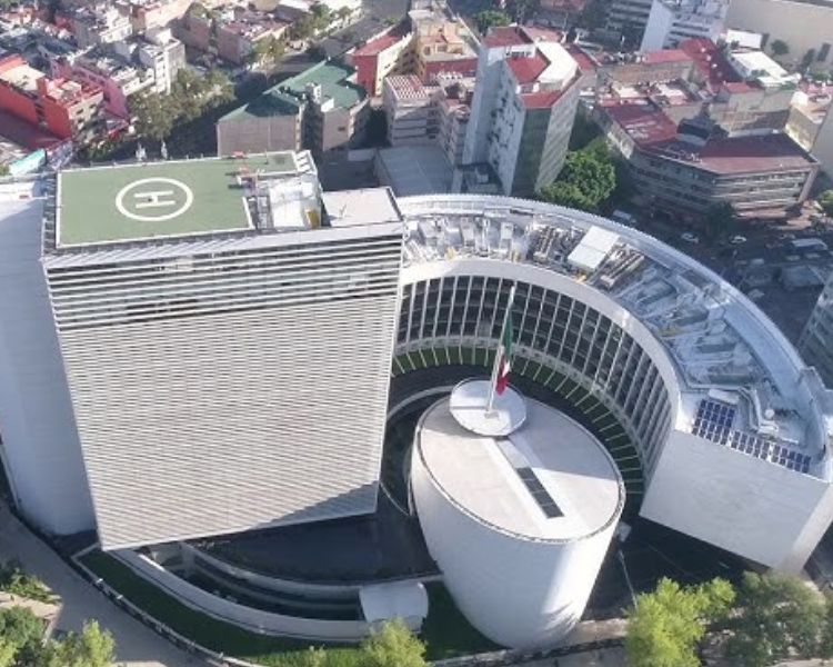Edificio del Senado, un ícono moderno en el corazón de la CDMX