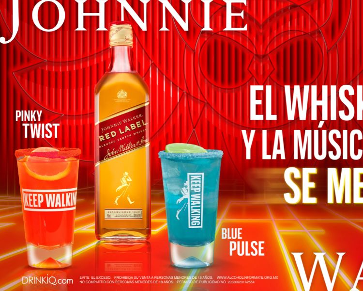 Johnnie Walker Red Label revoluciona el EDC México con una experiencia sensorial única