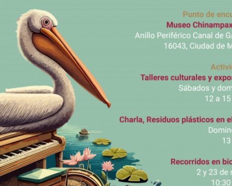 Celebra la primavera con talleres, música y recorridos en bici en el Parque Ecológico de Xochimilco y el Museo Chinampaxóchitl