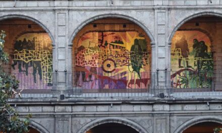 Desplazamiento: El nuevo mural de Alberto Castro Leñero que dialoga con la historia de San Ildefonso