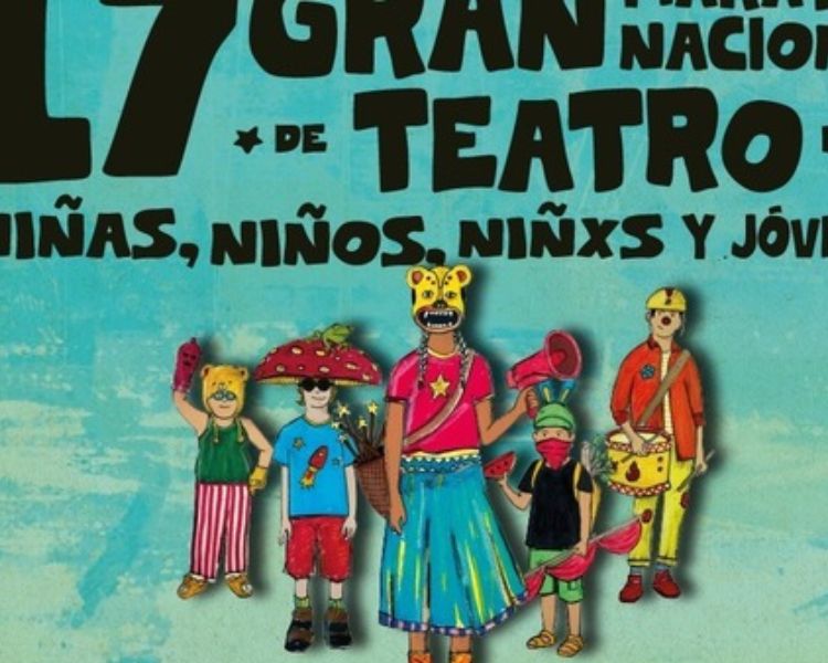 Gran Maratón Nacional de Teatro: Ocho horas de espectáculo gratuito para niñas, niños, niñes y jóvenes