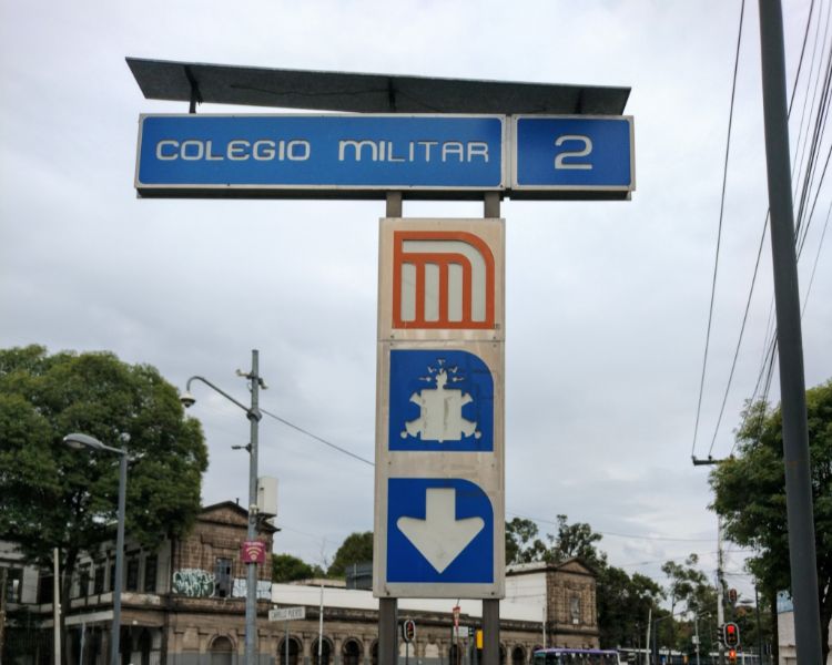 Metro Colegio Militar, un tributo al honor y la disciplina castrense