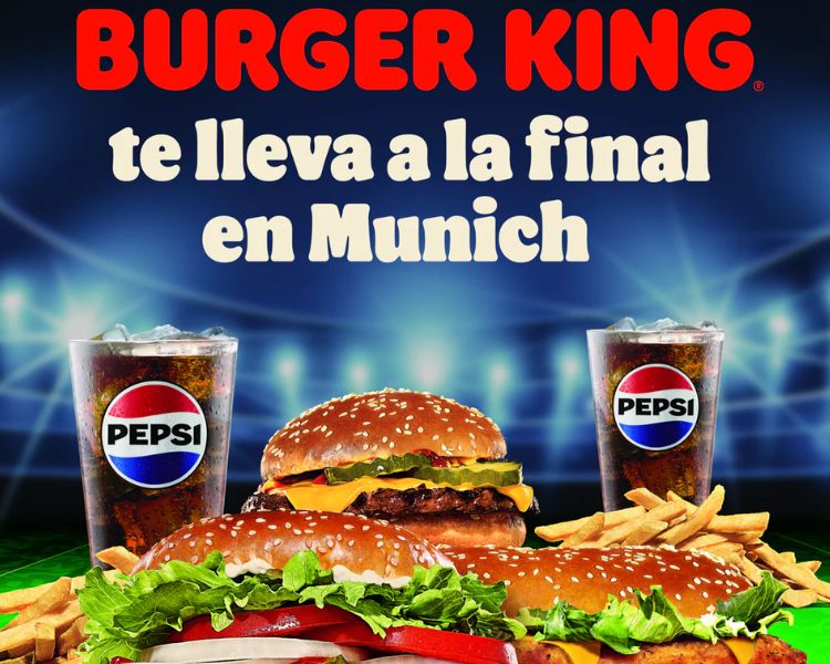 ¿Quieres ir a la final de fútbol en Múnich? Burger King y Rappi tienen el pase perfecto