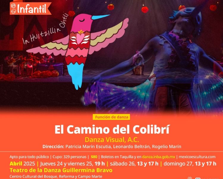 El Camino del Colibrí: leyendas mexicas cobran vida en un espectáculo de danza para toda la familia