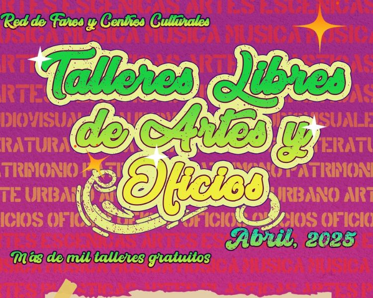 ¡Más de mil talleres gratuitos en las FAROS y Centros Culturales de CDMX! Inscripciones abiertas hasta el 11 de mayo