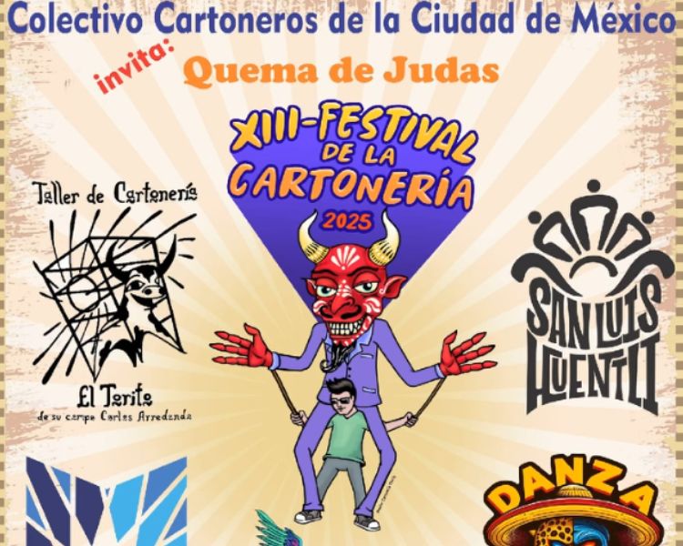 ¡Prepárate para la Quema de Judas! 🎉 13º Festival de Cartonería en la Ciudad de México
