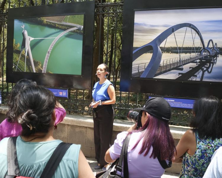 Europa en imágenes: una exposición al aire libre sobre sostenibilidad, inclusión e innovación en Paseo de la Reforma