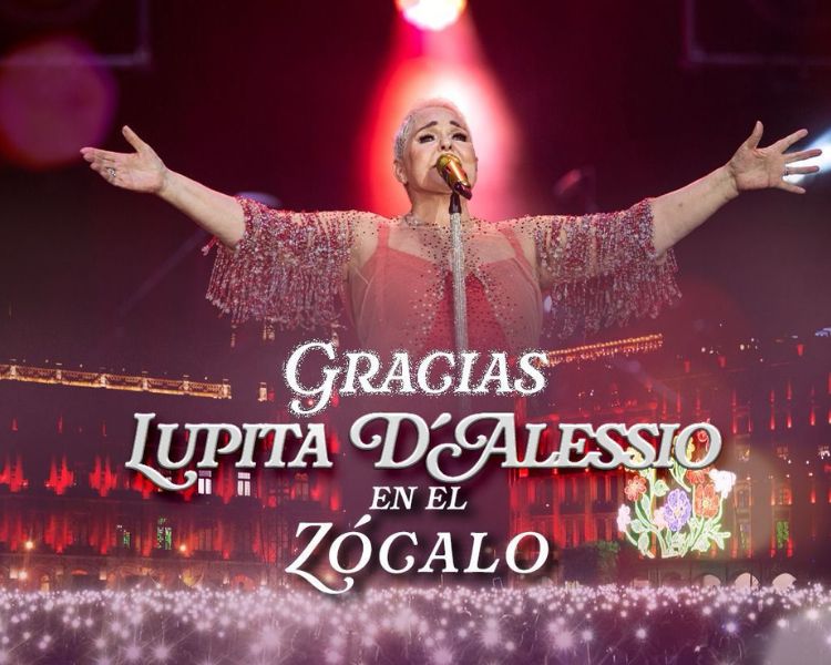 Lupita D’Alessio dará concierto gratuito en el Zócalo por el Día de las Madres 2025
