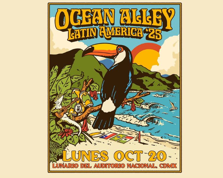 Ocean Alley en CDMX 2025: la banda australiana que conquistó Spotify llega al Lunario