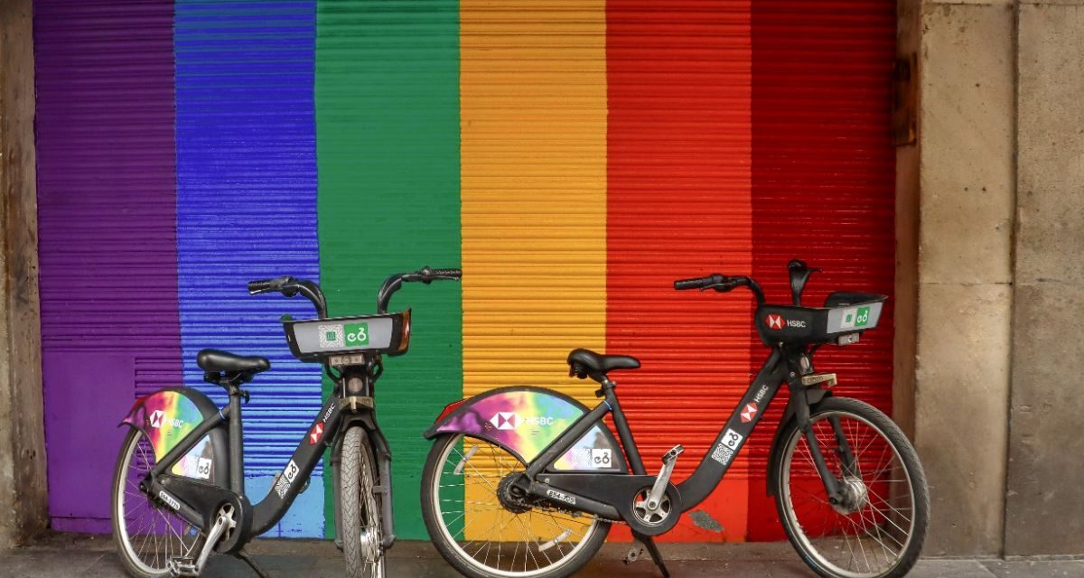 ECOBICI celebra el Día del Orgullo con mil bicicletas y cicloestación intervenidas en CDMX 2025