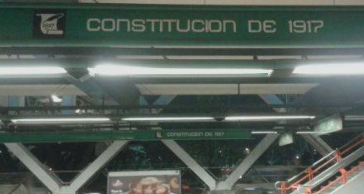 Metro Constitución de 1917, punto de conexión y homenaje a una ley fundamental