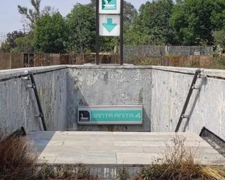 Metro Santa Anita, un viaje al pasado entre chinampas y canoas
