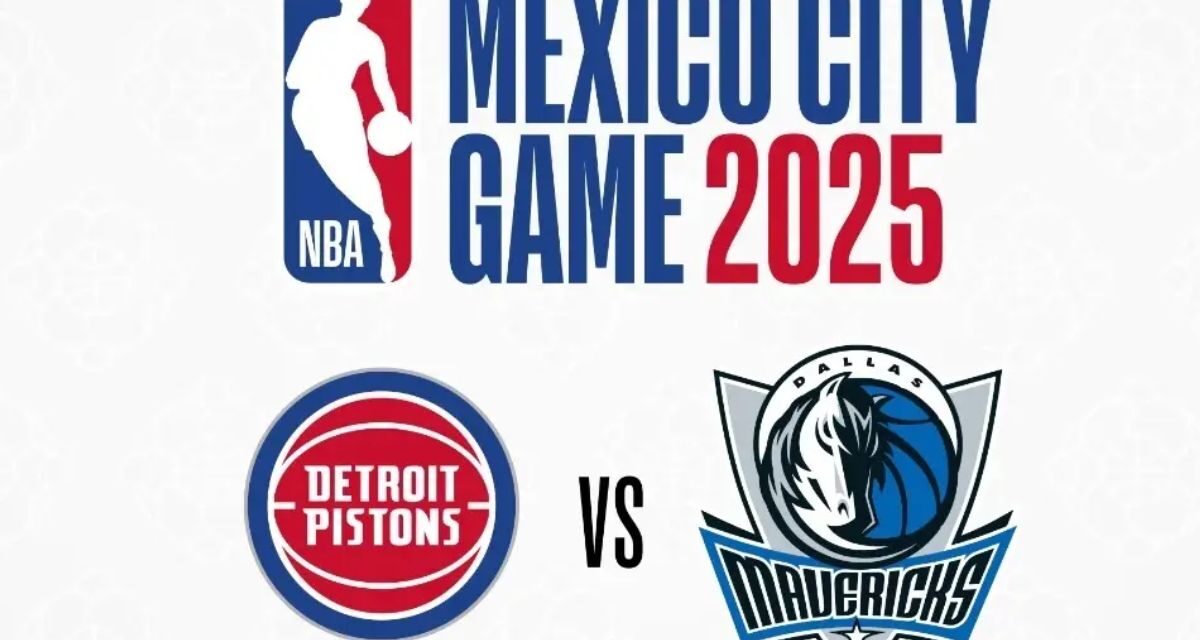 ¡Baloncesto y Día de Muertos! Dallas Mavericks vs Detroit Pistons en la Arena CDMX este 1 de noviembre