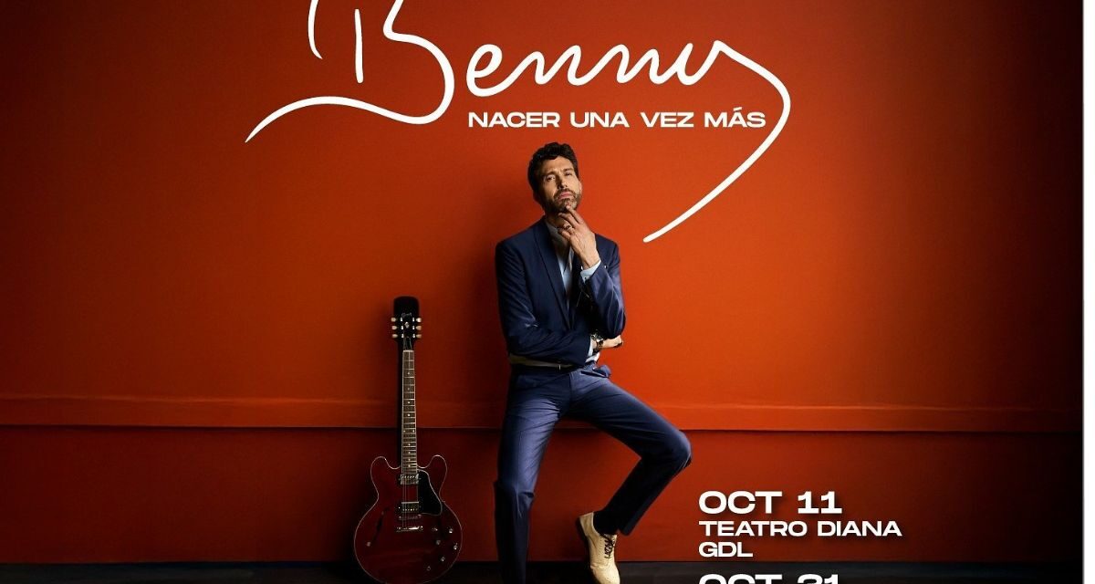 Benny Ibarra vuelve a los escenarios con la gira Nacer una vez más y nuevo disco