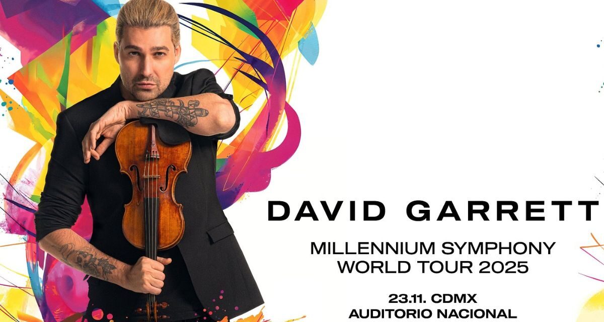 David Garrett en CDMX: el violín que hace vibrar el pop y la clásica llega con Millennium Symphony