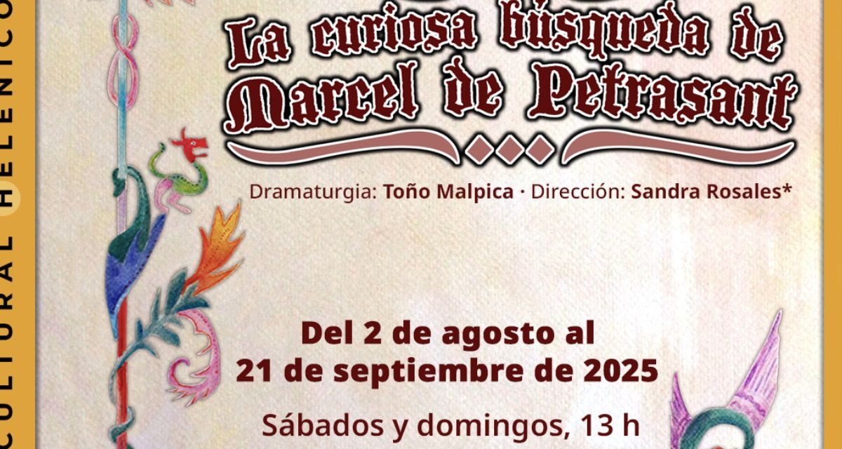 La curiosa búsqueda de Marcel de Petrasant, un viaje teatral para toda la familia