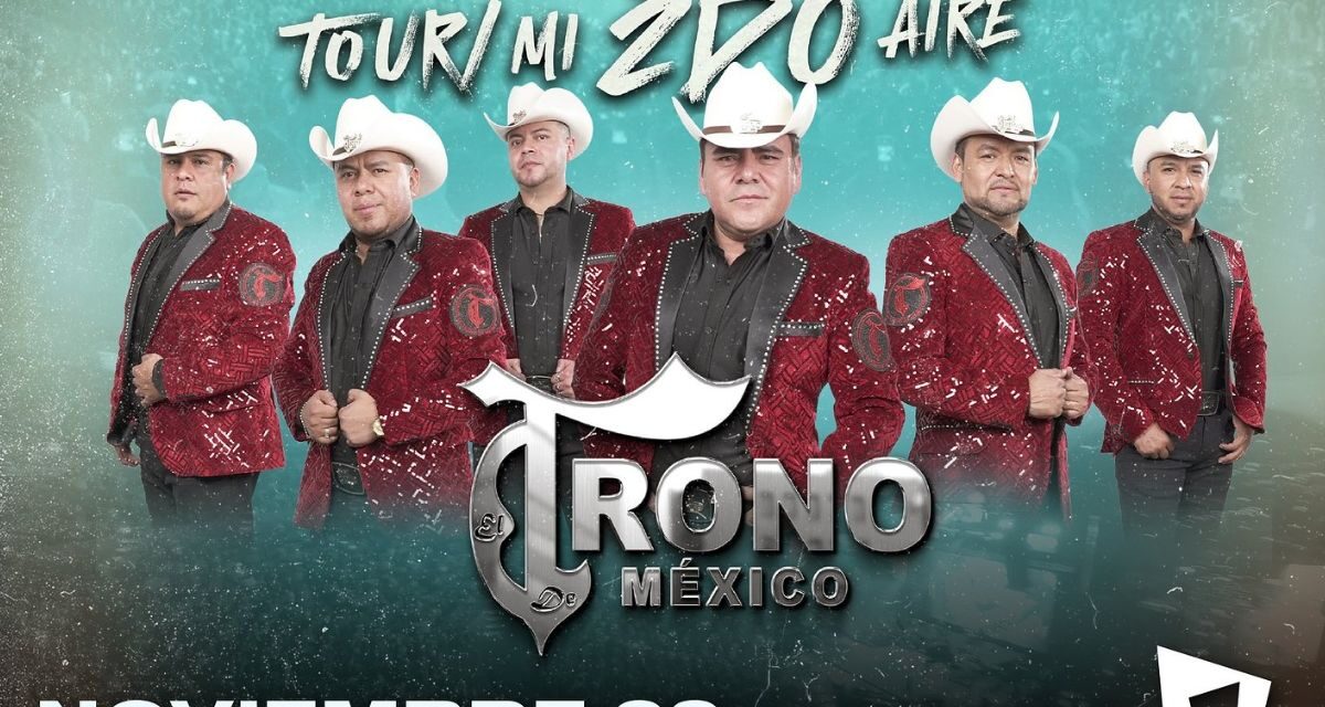 El Trono de México celebra 20 años de éxitos con un concierto imperdible en el Auditorio Nacional