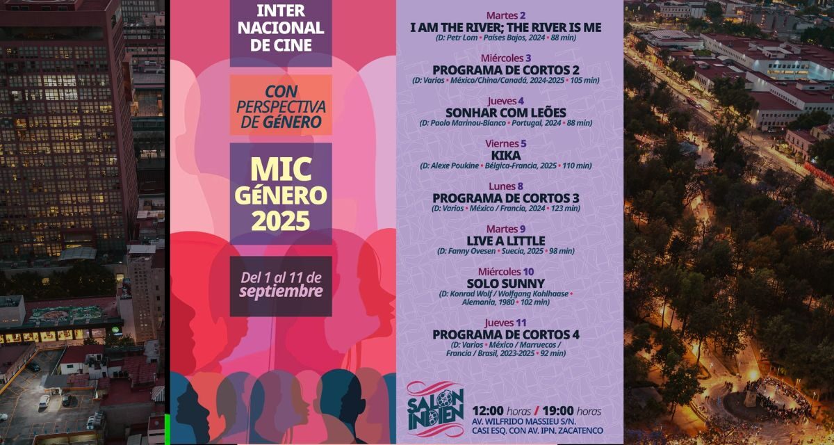 Muestra Internacional de Cine con Perspectiva de Género 2025 en el IPN