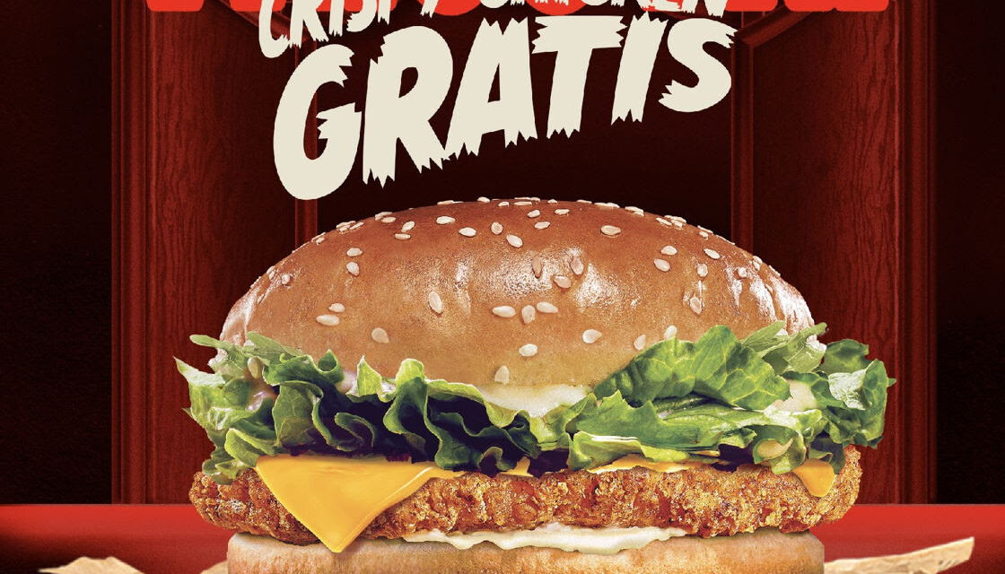 🍔 Burger King celebra Halloween con Crispy Chicken gratis este fin de semana