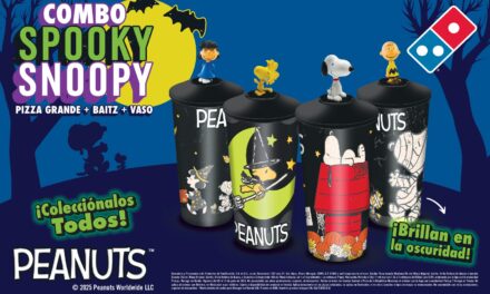 Domino’s celebra Halloween con Peanuts, llega el Spooky Snoopy Combo y vasos que brillan en la oscuridad