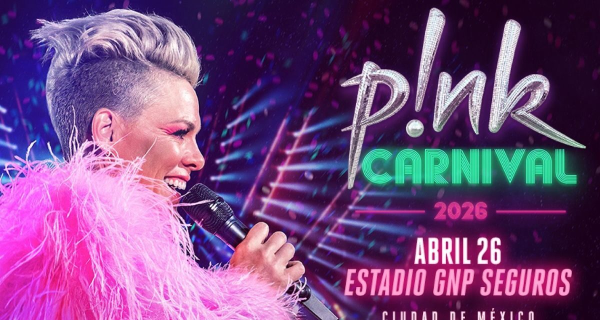 P!NK llega a México con el espectacular Carnival Tour 2026 en CDMX