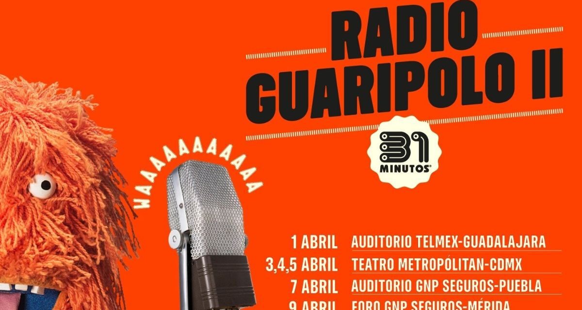 31 Minutos suma concierto en el Auditorio Nacional y confirma su esperado regreso a CDMX