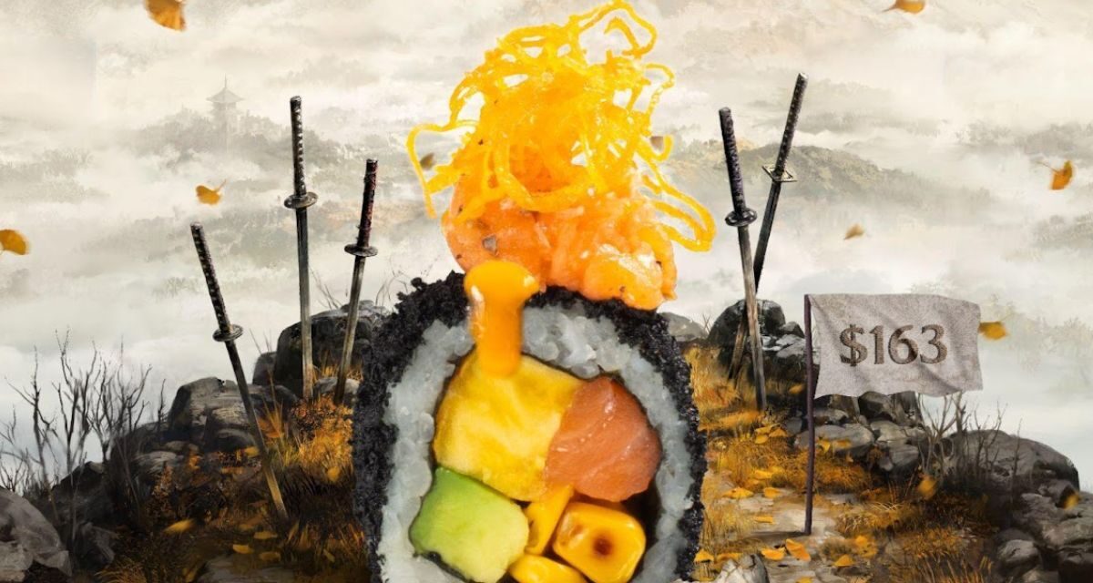 Yōtei Roll, PlayStation y Sushi Roll llevan la aventura de Ghost of Yōtei a tu paladar