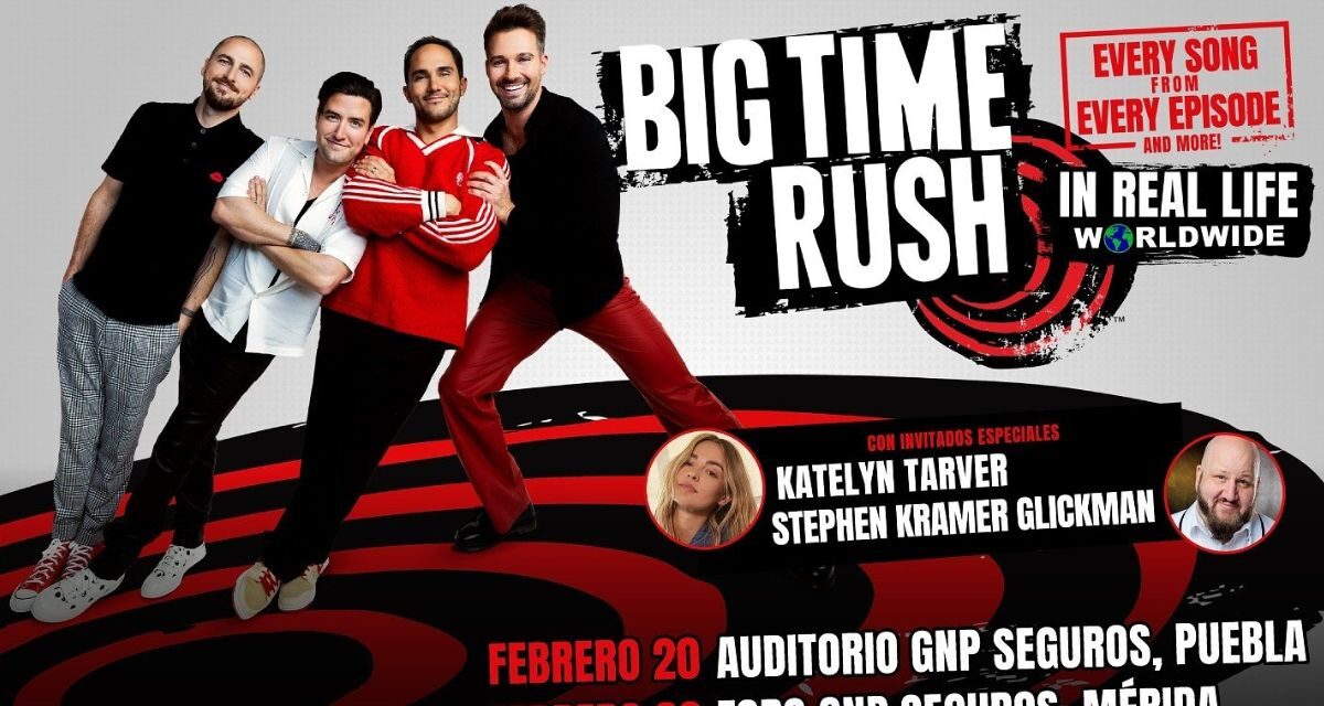 Big Time Rush extiende su gira In Real Life hasta 2026 con nuevas fechas en México