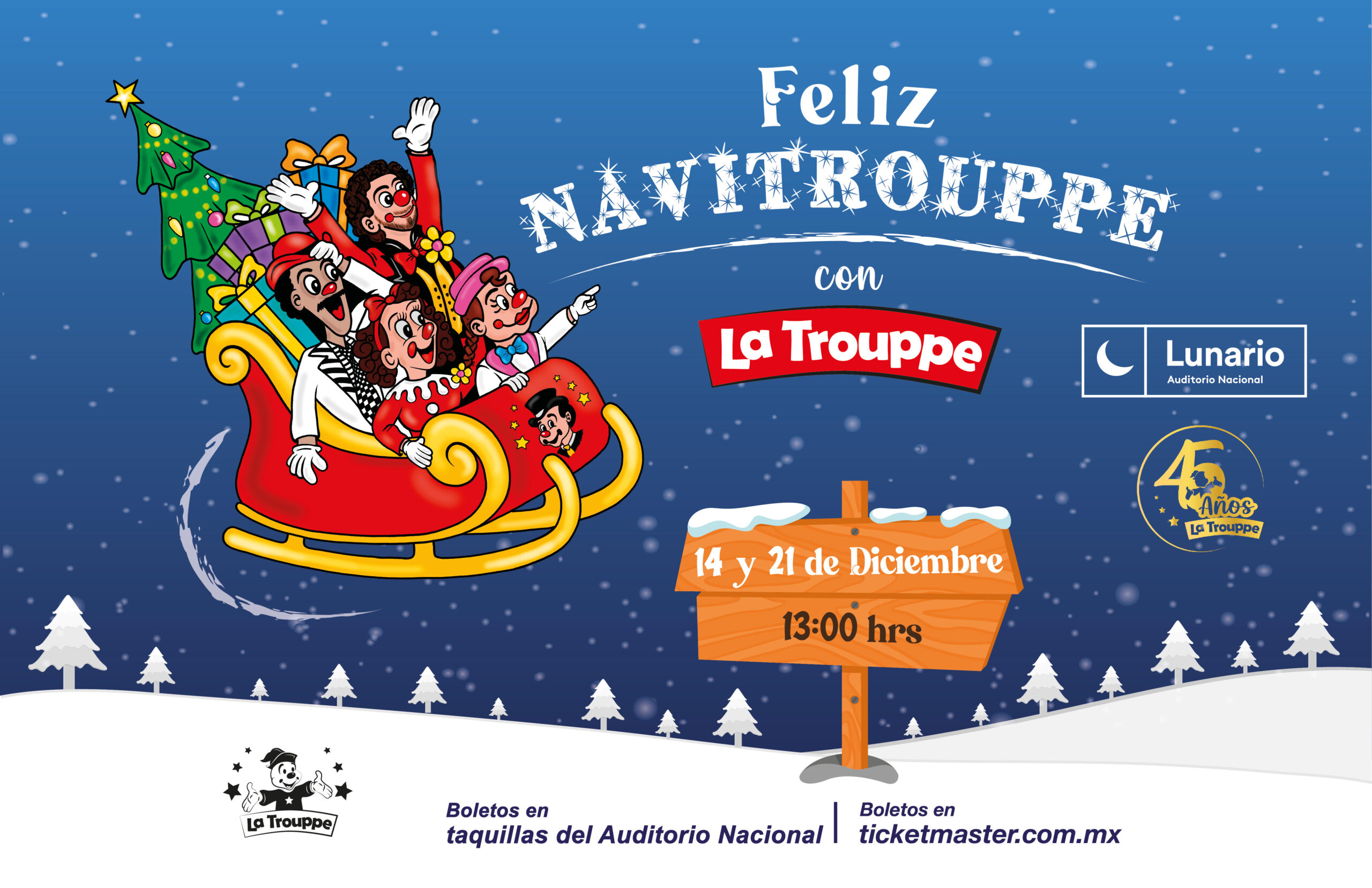 Feliz Navitrouppe llena el Lunario de magia navideña para niñas y niños