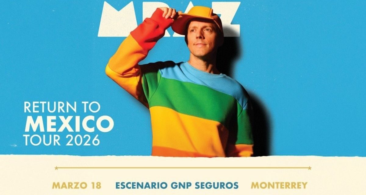 Jason Mraz vuelve a México con una gira íntima y acústica que celebra Back to the Earth