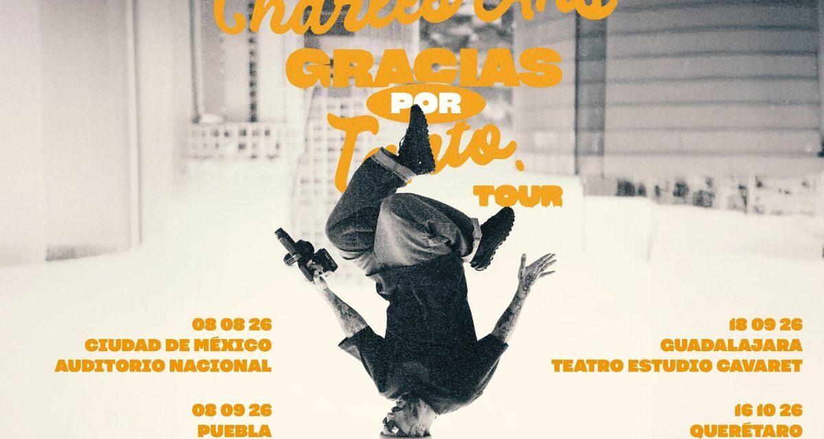 Charles Ans vuelve a los escenarios con una gira nacional que confirma su peso en el hip hop mexicano