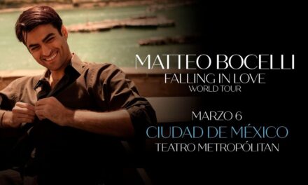 Matteo Bocelli llega a México con su debut en el Teatro Metropólitan