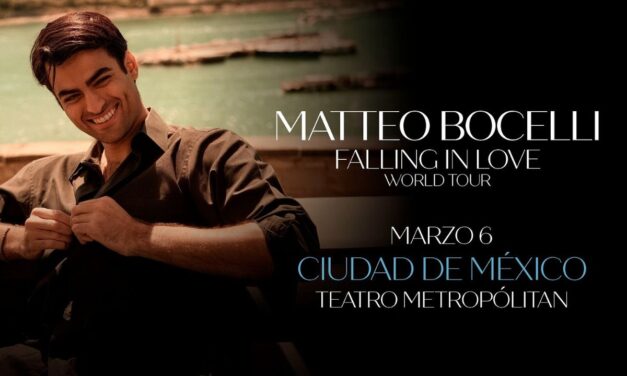 Matteo Bocelli llega a México con su debut en el Teatro Metropólitan