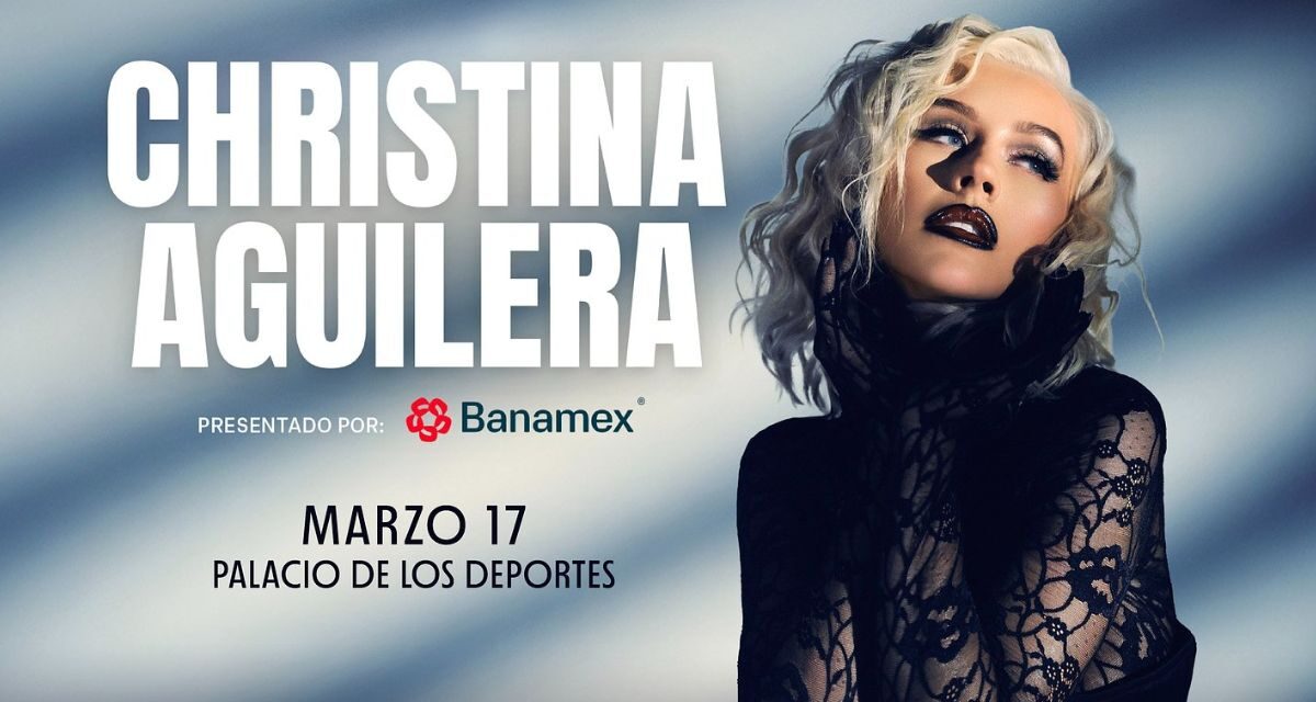 Christina Aguilera regresa a la Ciudad de México con un concierto en el Palacio de los Deportes