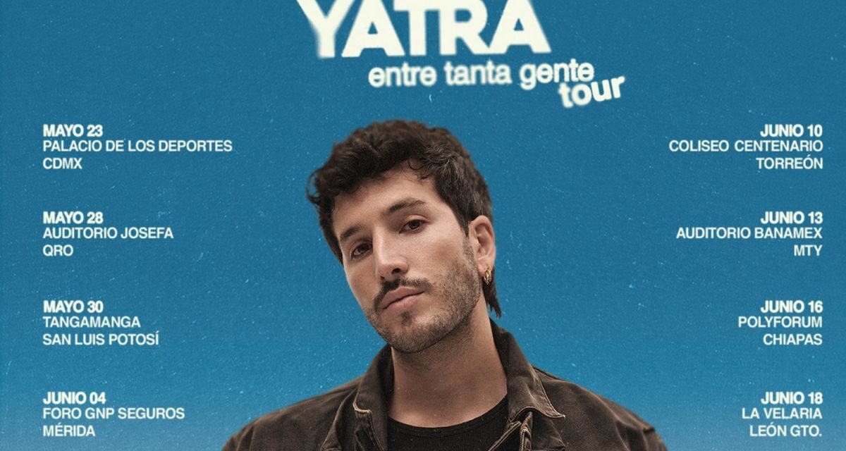 Sebastián Yatra vuelve a México con una gira que apuesta por la emoción y la cercanía