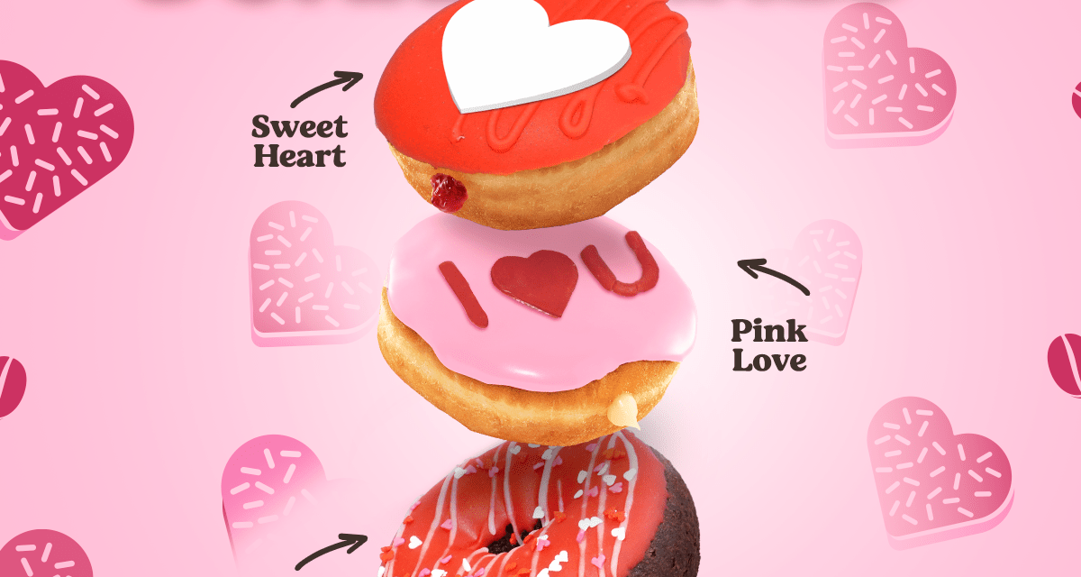 Dunkin’ lanza donas y bebidas edición especial para San Valentín en México