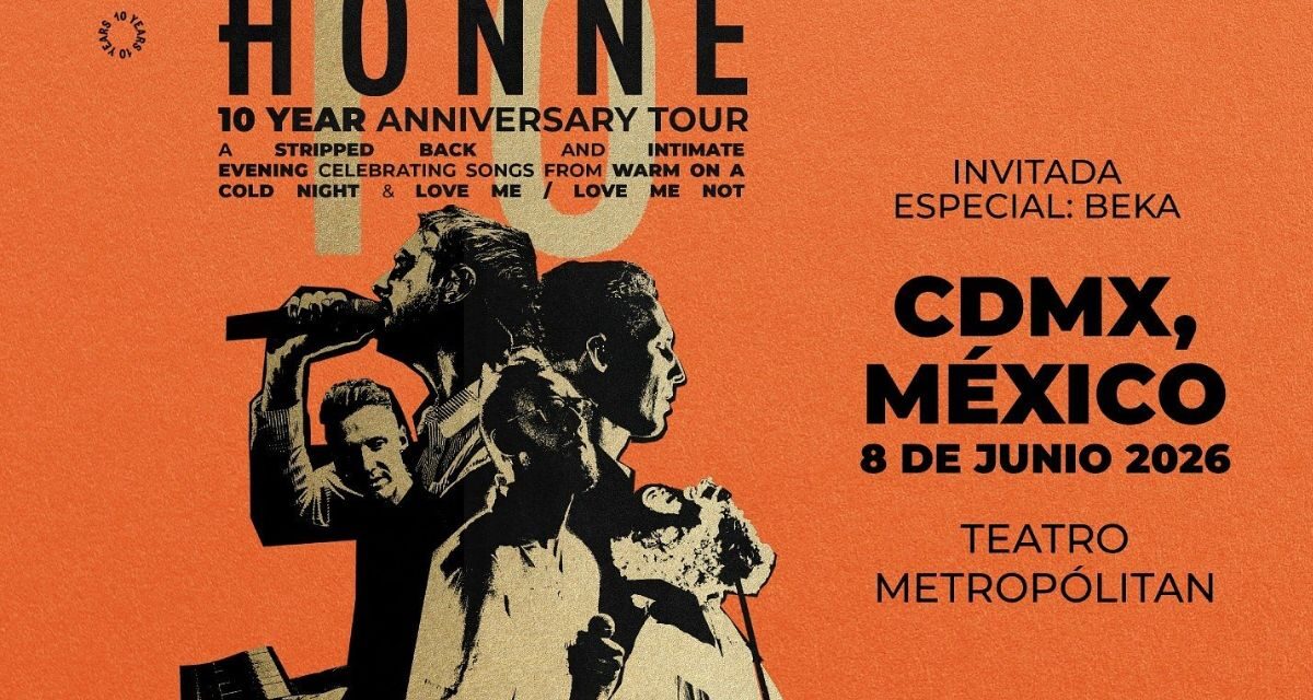 HONNE celebra 10 años de carrera con concierto en el Teatro Metropólitan de Ciudad de México