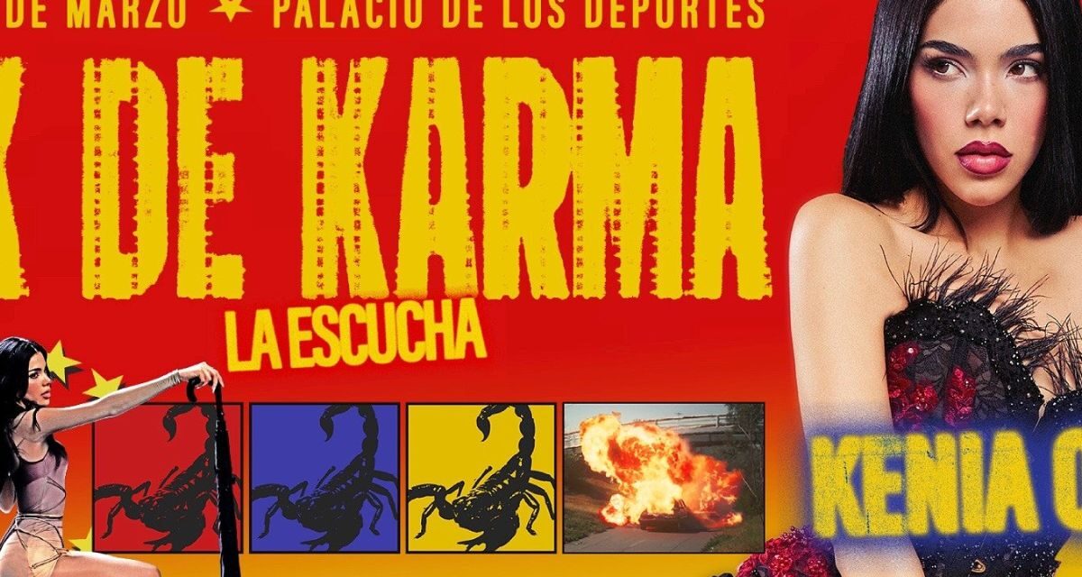 Kenia Os anuncia listening party en el Palacio de los Deportes para presentar K de Karma