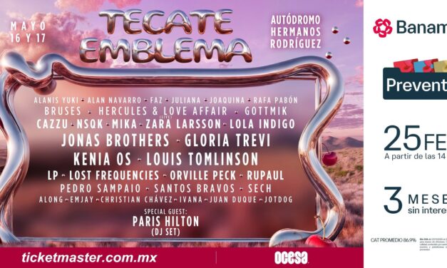Tecate Emblema 2026 apostó por un festival más sostenible e incluyente en Ciudad de México