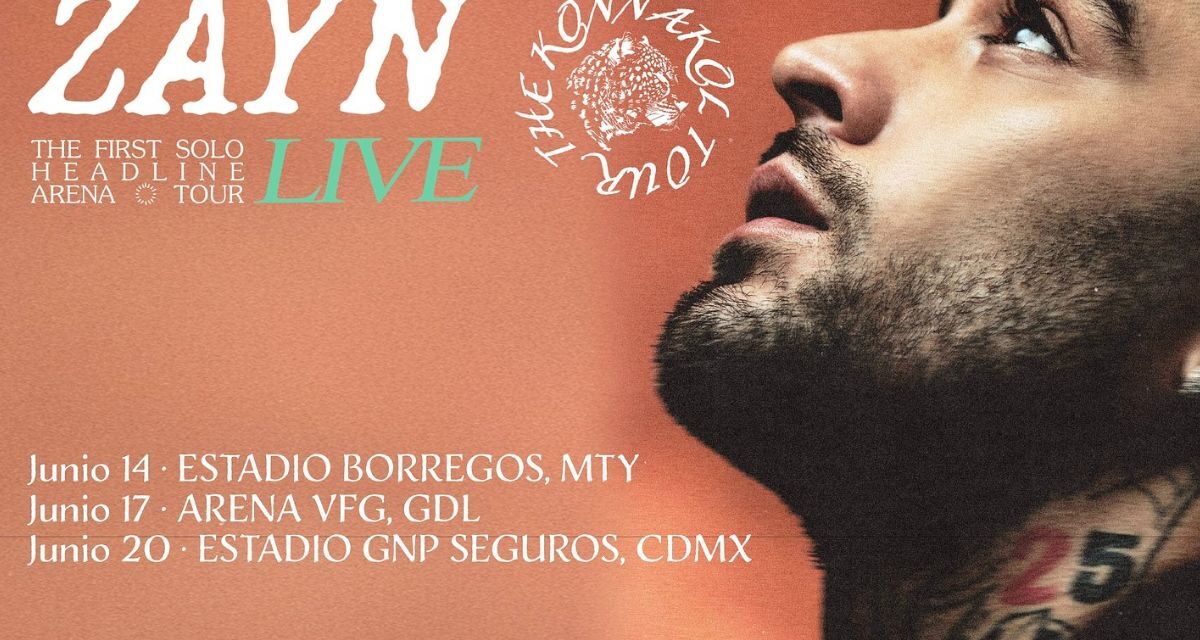 ZAYN confirma conciertos en México con The Konnakol Tour 2026 y presenta su nueva era musical