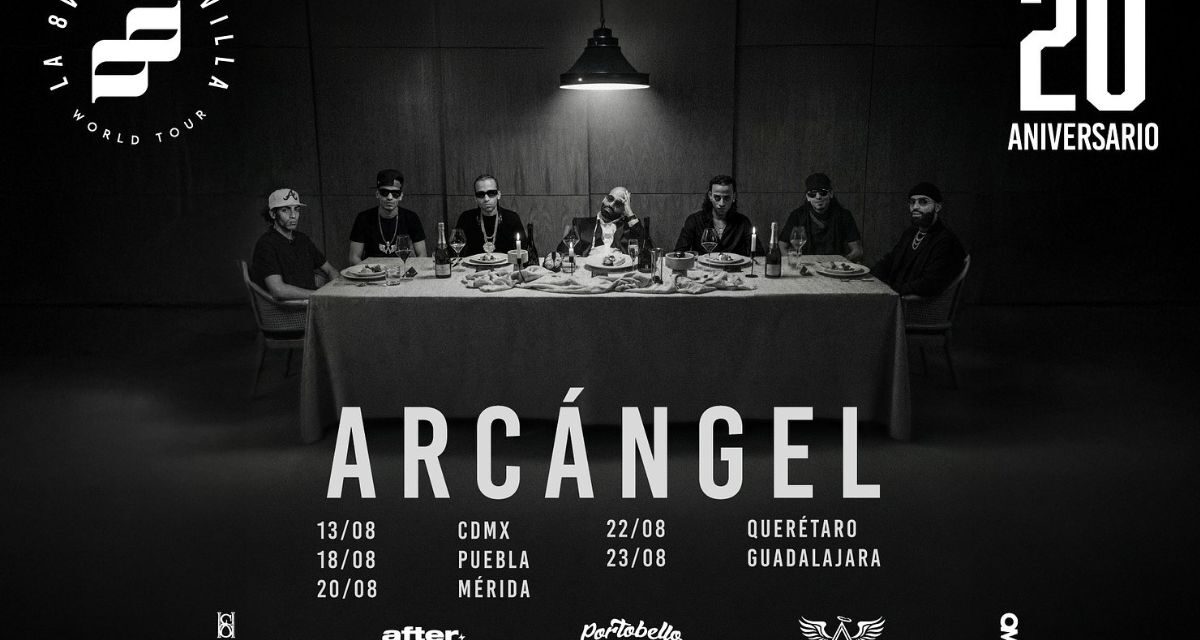 Arcángel celebra 20 años con La 8va Maravilla World Tour y confirma fechas en México y Latinoamérica