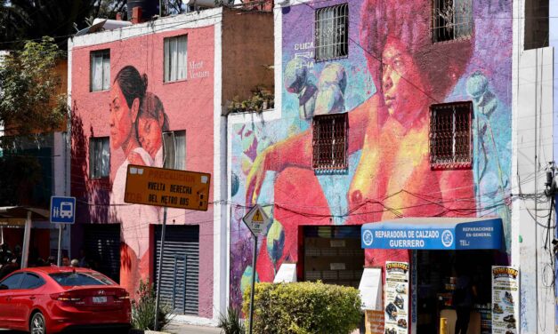 Murales feministas transforman la colonia Guerrero en galería urbana en la Ciudad de México