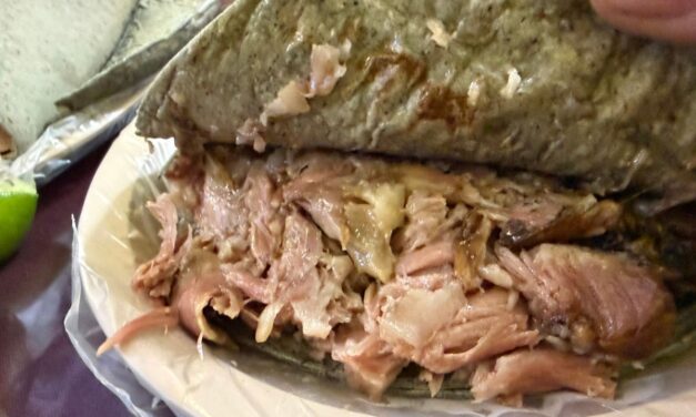 El Borrego Criollo, barbacoa fresca desde Tulancingo (Hidalgo) en la Colonia Liberación/Aldana