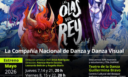 Las olas del rey lleva la fantasía a la danza en el Teatro Guillermina Bravo