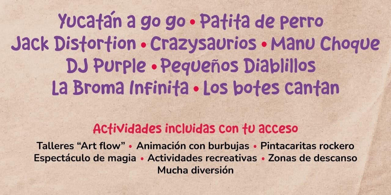 Mini Rock Fest en CDMX un festival de rock hecho para niñas y niños que rompe las reglas