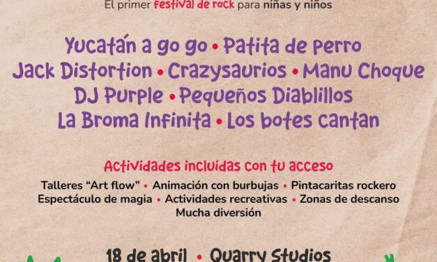 Mini Rock Fest en CDMX un festival de rock hecho para niñas y niños que rompe las reglas